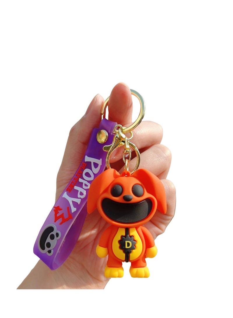 New SmilingCritters Chapter 3 CatNap Keychain,Smiling Critters Keychain,Cute CatNap Cartoon Anime SmilingCritters Keychain Toy for Game Fans Kids Birthday Gift 8pcs - Image 3
